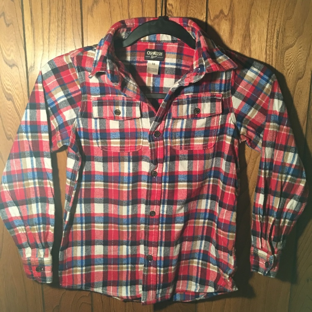5/25 Oshkosh B’Gosh 2-Pocket Flannel Shirt